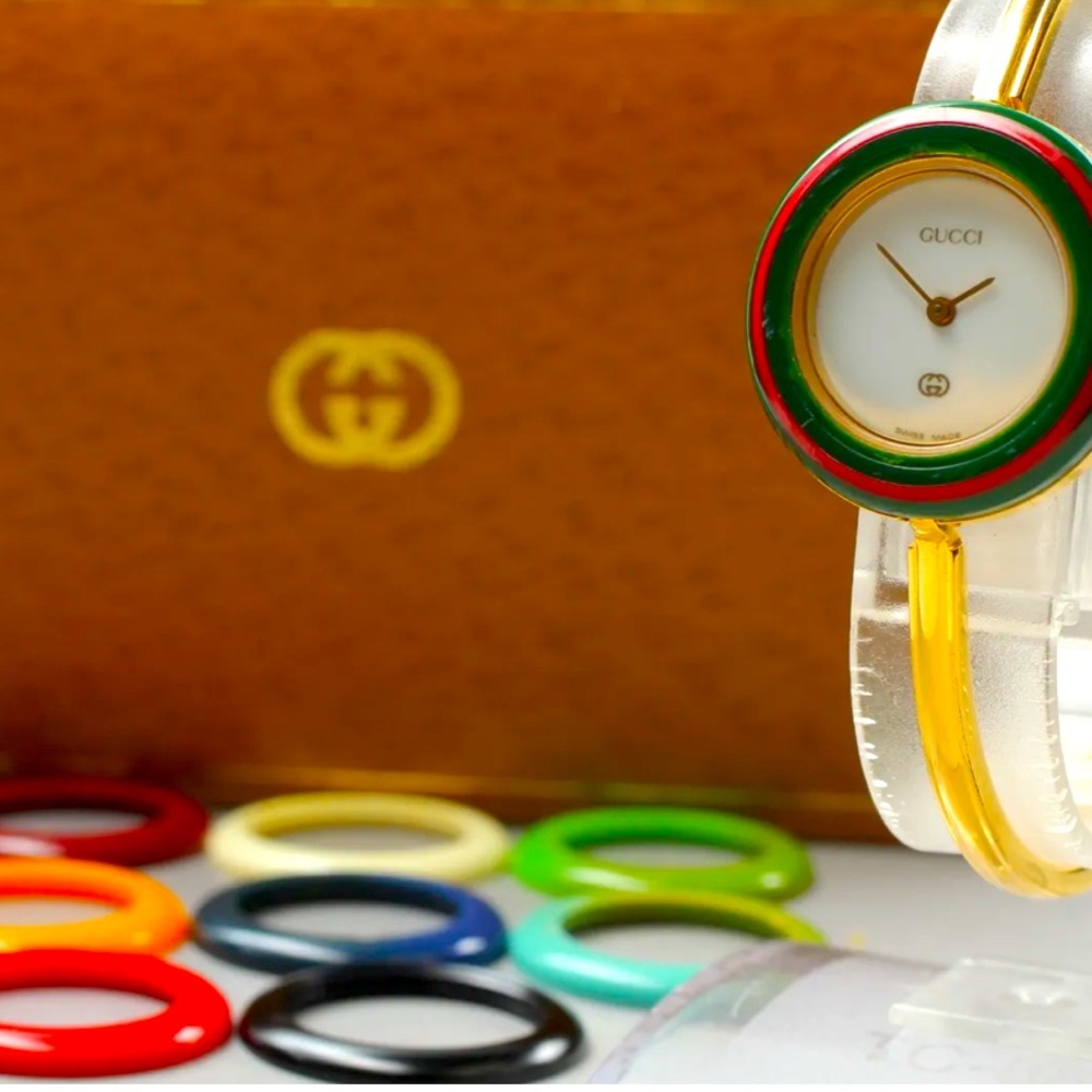 GUCCI 14k Gold Italian Luxury Watch